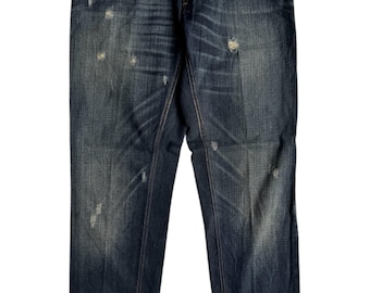 Pantalones vaqueros vintage muy raros Dolce & Gabbana desgastados y rotos