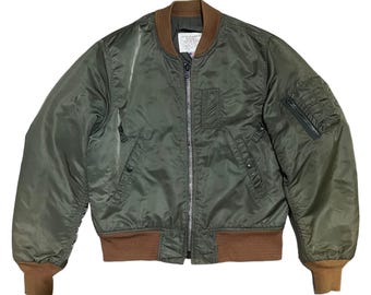 Type 80s MA-1 Flight Jacket by I Spiewak and Sons - Etsy