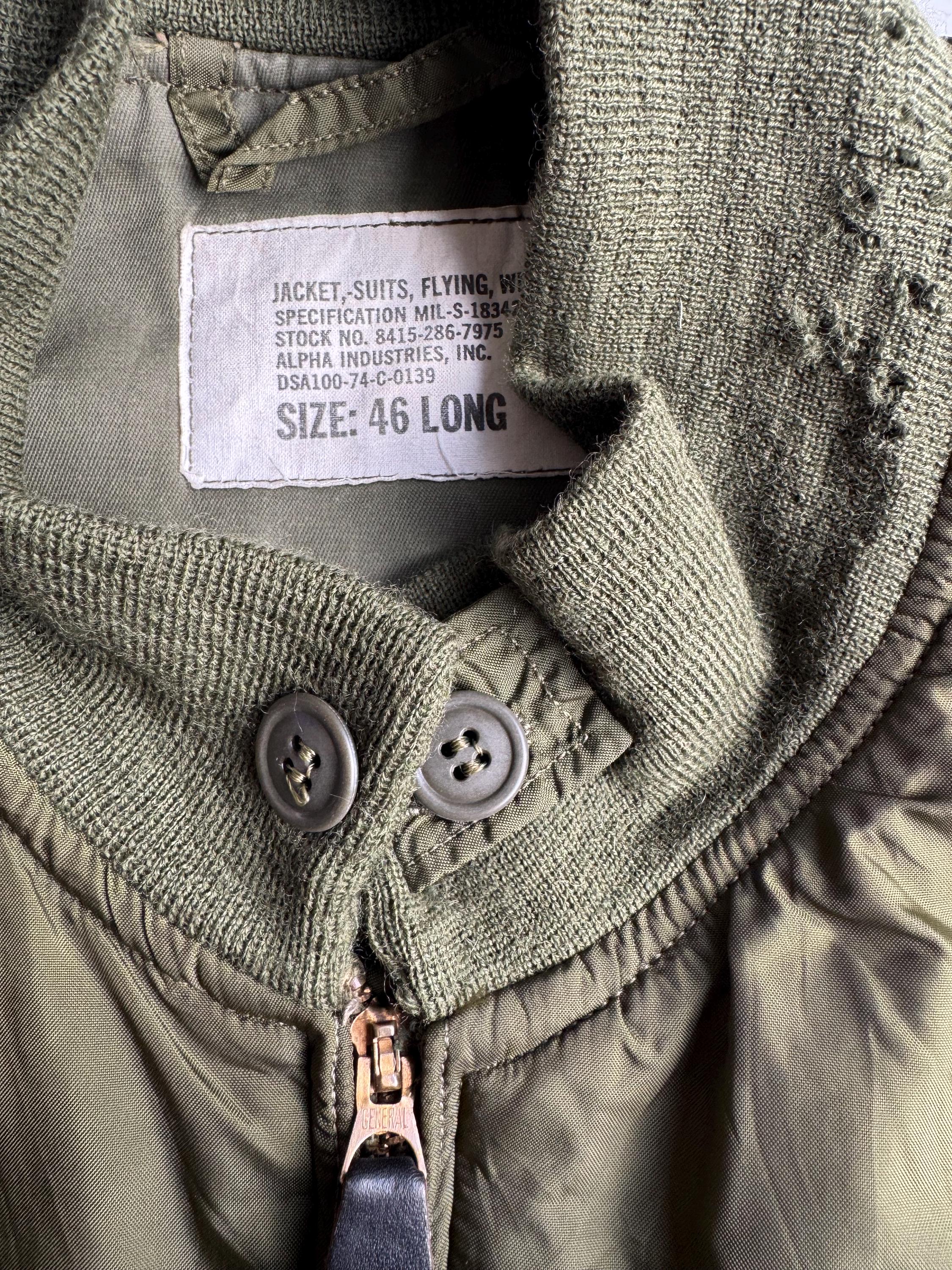 Very Rare Vintage Jacket Flight Bomber G8 WEP Alpha Industries USN