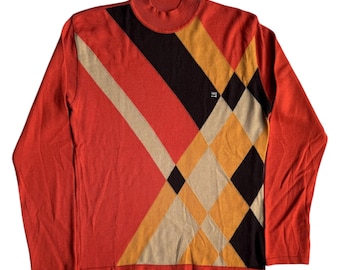 very rare vintage sweaters knitwear balenciaga multicolor