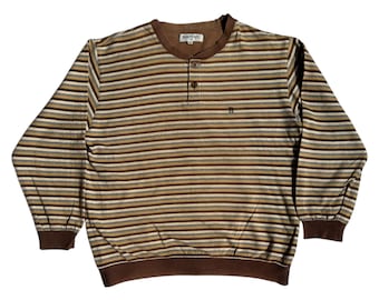 very rare vintage sweatshirt pierre balmain striped
