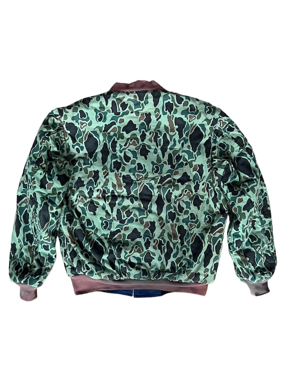Vintage MA-1 Flight Bomber Jacket: Reversible Frogskin Duck Camo