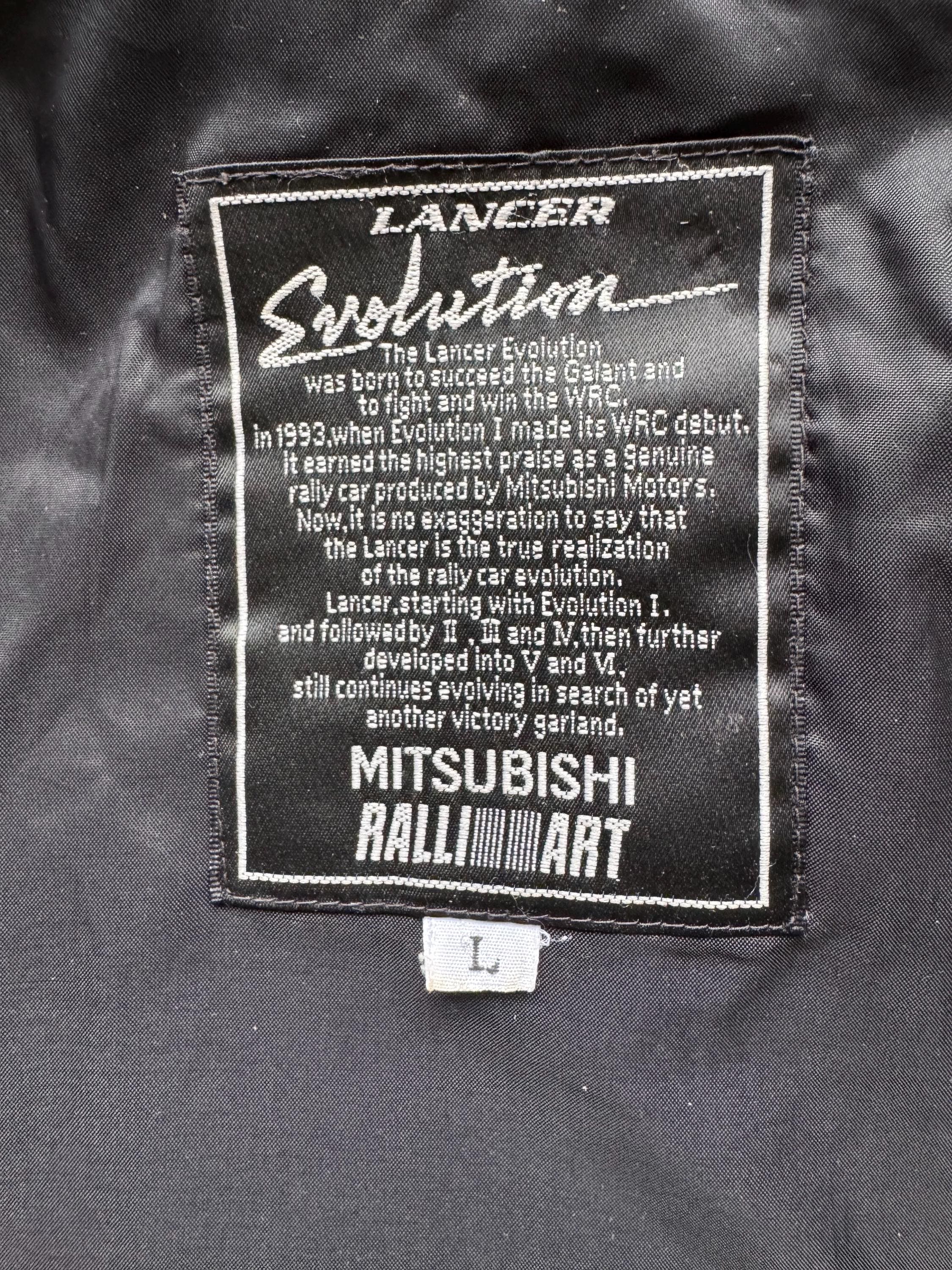Very Rare Vintage Jacket Mitsubishi Lancer Evolution Ralliart