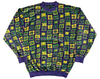 very rare vintage sweatshirts missoni velvet multicolor