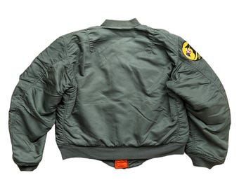 Very Rare Vintage Jacket Flight Bomber MA 1 Alpha Industries