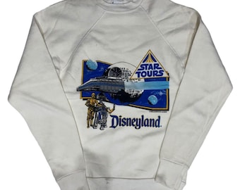 zeer zeldzame vintage sweatshirts star wars star tour disneyland 1988