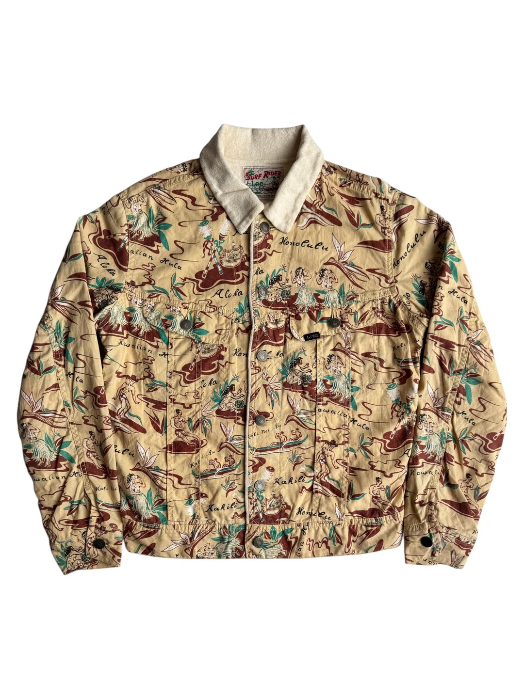 激レア珍品】00s Lee SURF RIDER サーフライダー ハワイアン総柄