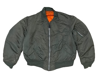 70s〜80s alpha USA製　reversible ma-1 jkt Vtg 70s 80s Alpha Industries USAF Type MA-1 Reversible