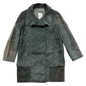 green knit ds leather suede HERMES ジャケット・アウター Vintage Jacket Leather Green Emerald Suede Sierra Jacket Leather ジャケット・アウター