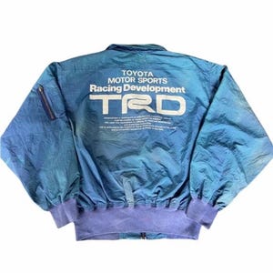 very rare vintage jacket toyota racing development TRD