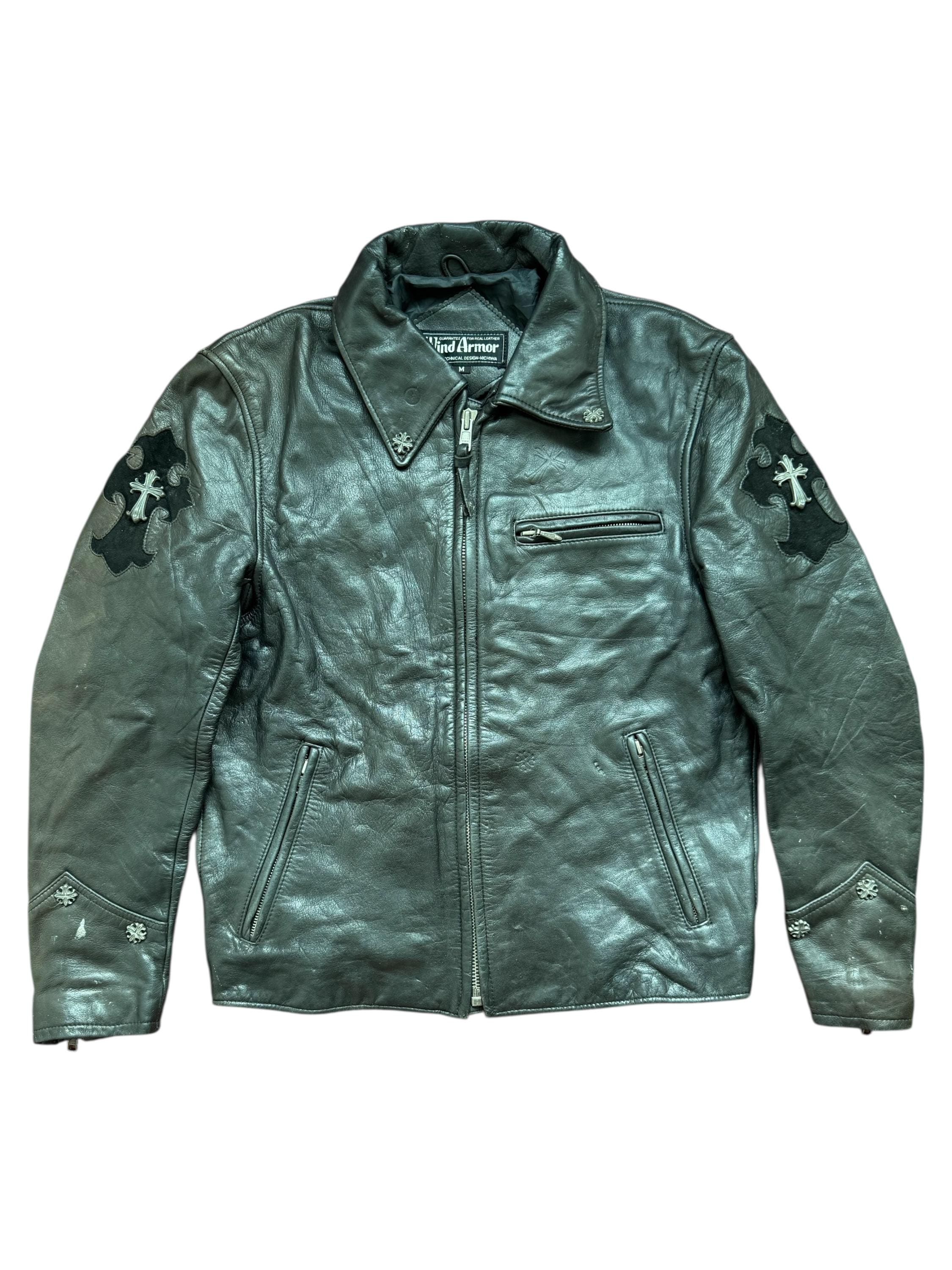 【美品】ニチワ　ジャケット本革　Ｍ　WIND ARMOR Wind armor nichiwa shearling - Gem