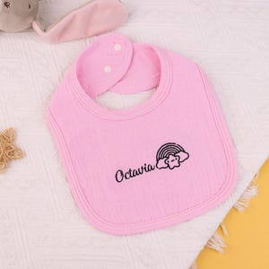 Baberos personalizados para bebés, baberos bordados personalizados para bebés, baberos personalizados para bebés, baberos personalizados para bebés, regalo personalizado para bebés, regalo para baby shower