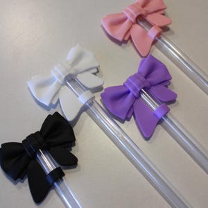 Bow Straw Topper