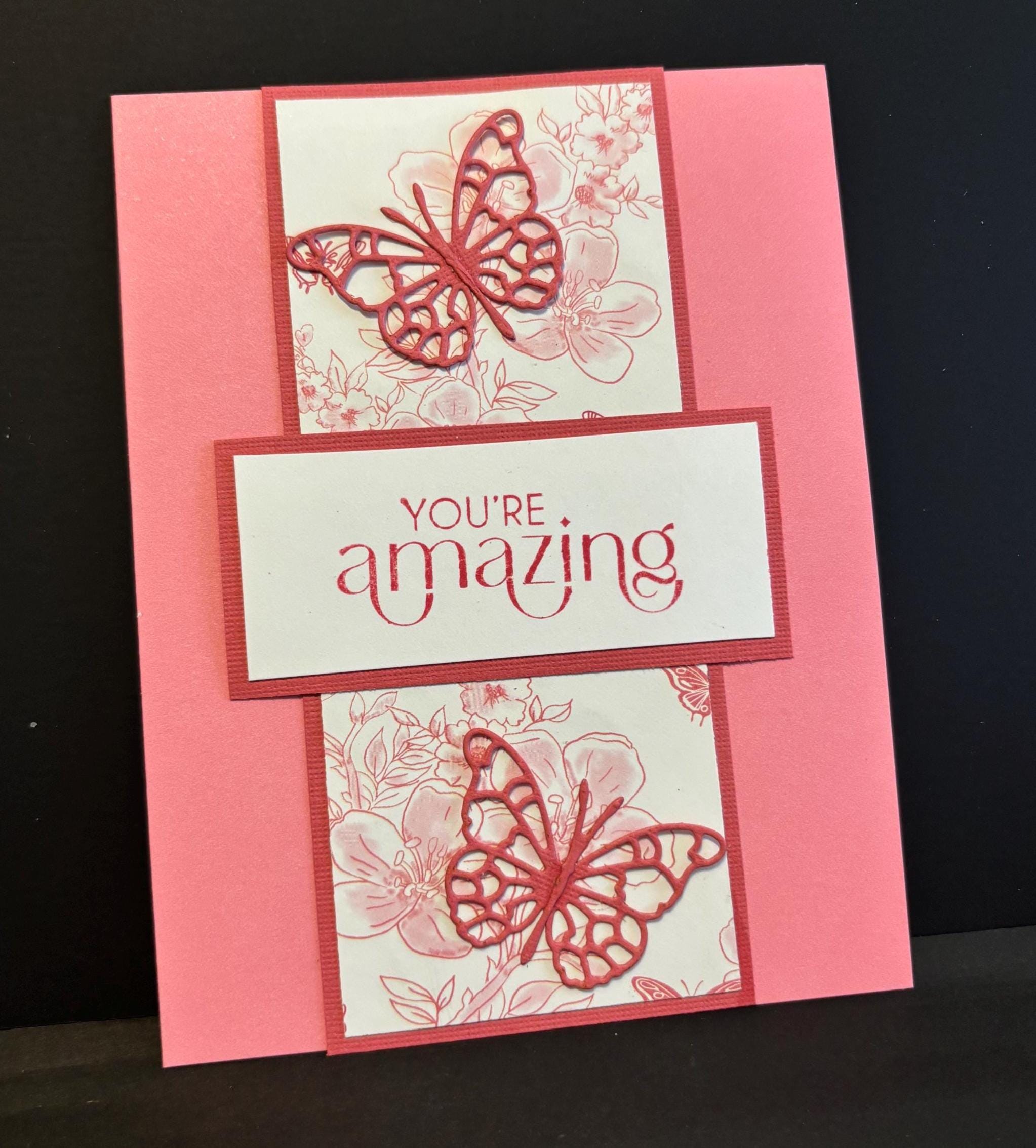 Handmade Butterfly Greeting Card Set: Scrapbook Paper, 3D Die-cut - Etsy