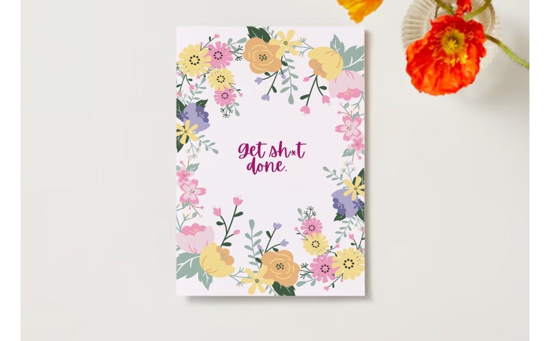 Adult Notebook, Planner, List Template 