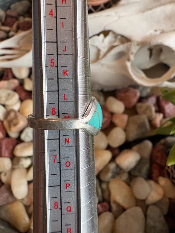 Native American Statement Ring with Hallmark (MKL… - image 5