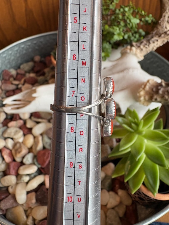 Native American Statement Ring Hallmark (LR) Ster… - image 5