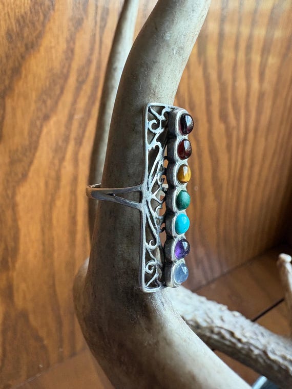 Sterling Silver Chaka Ring - image 2