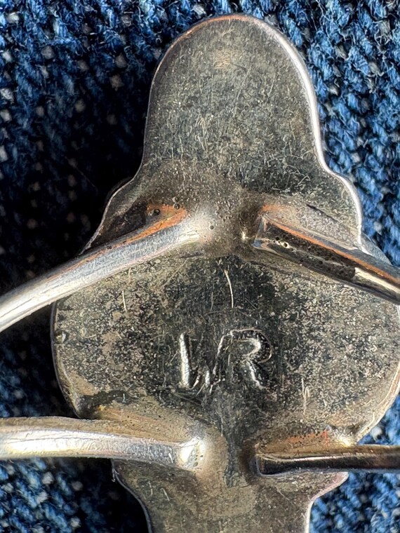 Native American Statement Ring Hallmark (LR) Ster… - image 6