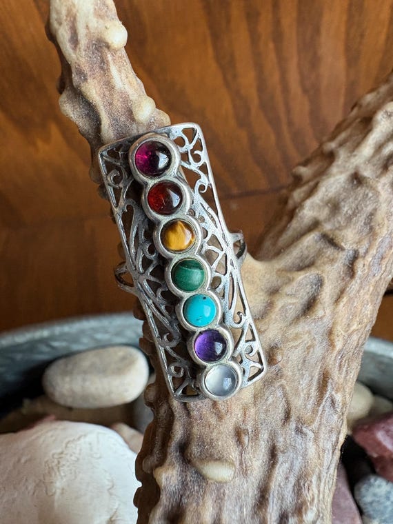 Sterling Silver Chaka Ring - image 1