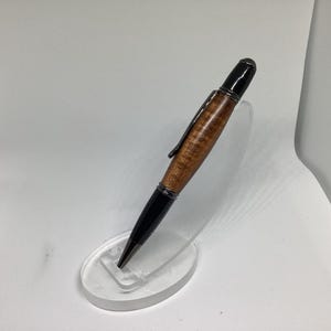Gunmetal Gatsby-pen van koahout