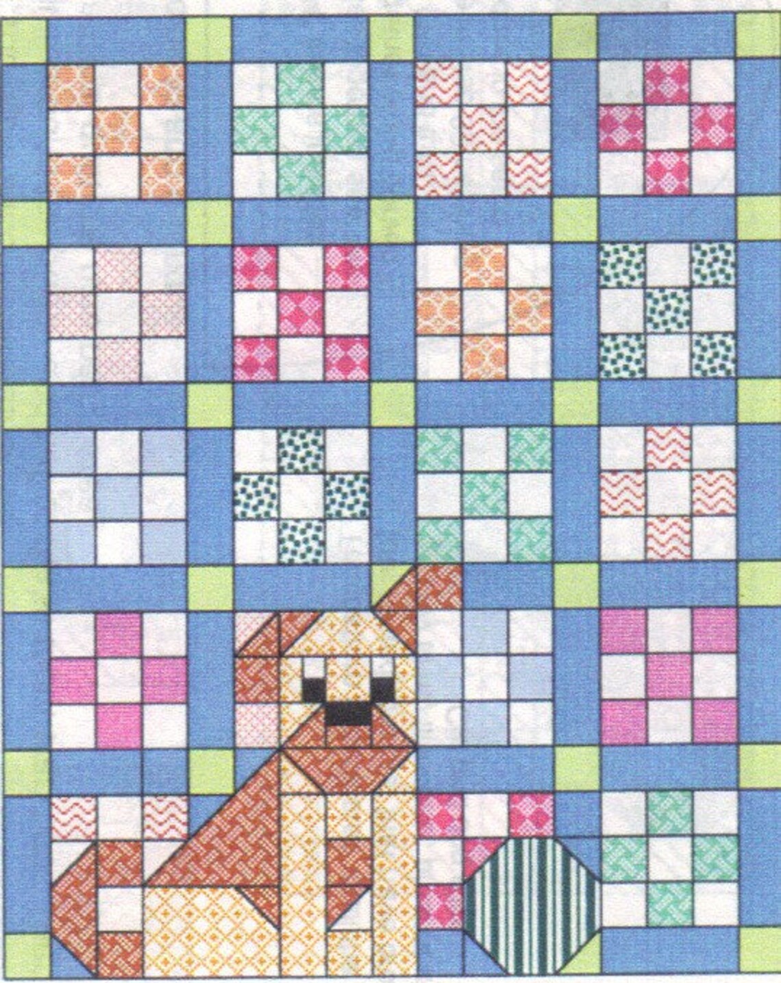 There's A Dog On My Quilt Pattern Etsy