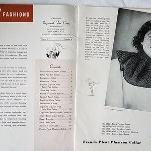 1948 Fashion Catalog fur collars for coats, Pomeranz, Imperial Fashions NY image 7