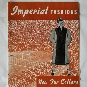 1948 Fashion Catalog fur collars for coats, Pomeranz, Imperial Fashions NY image 6