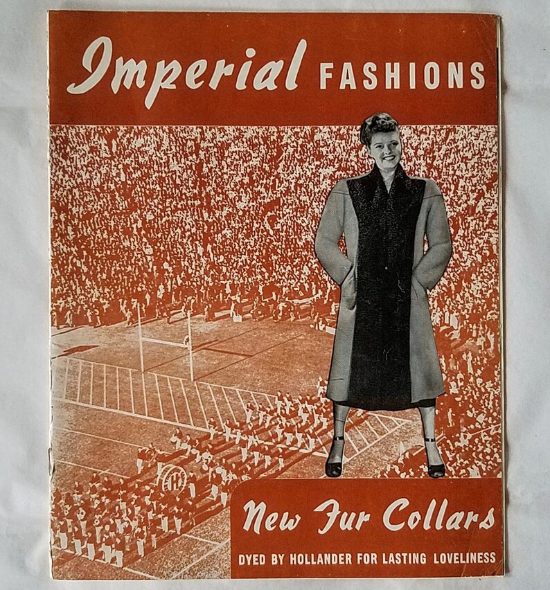 1948 Fashion Catalog fur collars for coats, Pomeranz, Imperial Fashions NY image 6