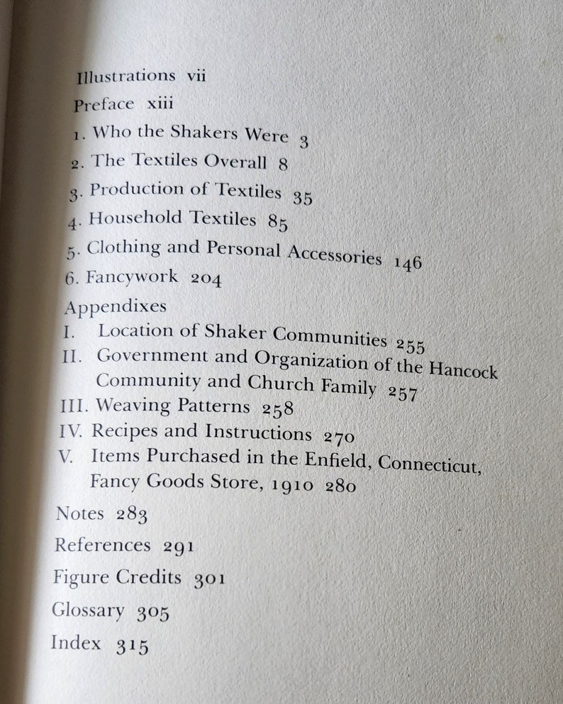 Shaker Textile Arts, vintage book, B Gordon 1980, New England historical reference image 3