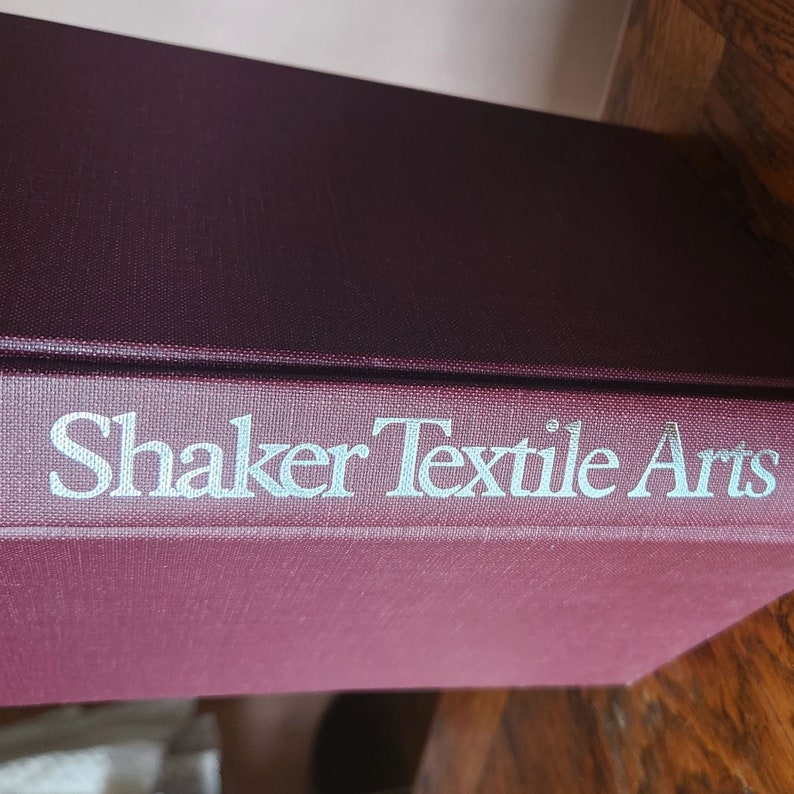 Shaker Textile Arts, vintage book, B Gordon 1980, New England historical reference image 1