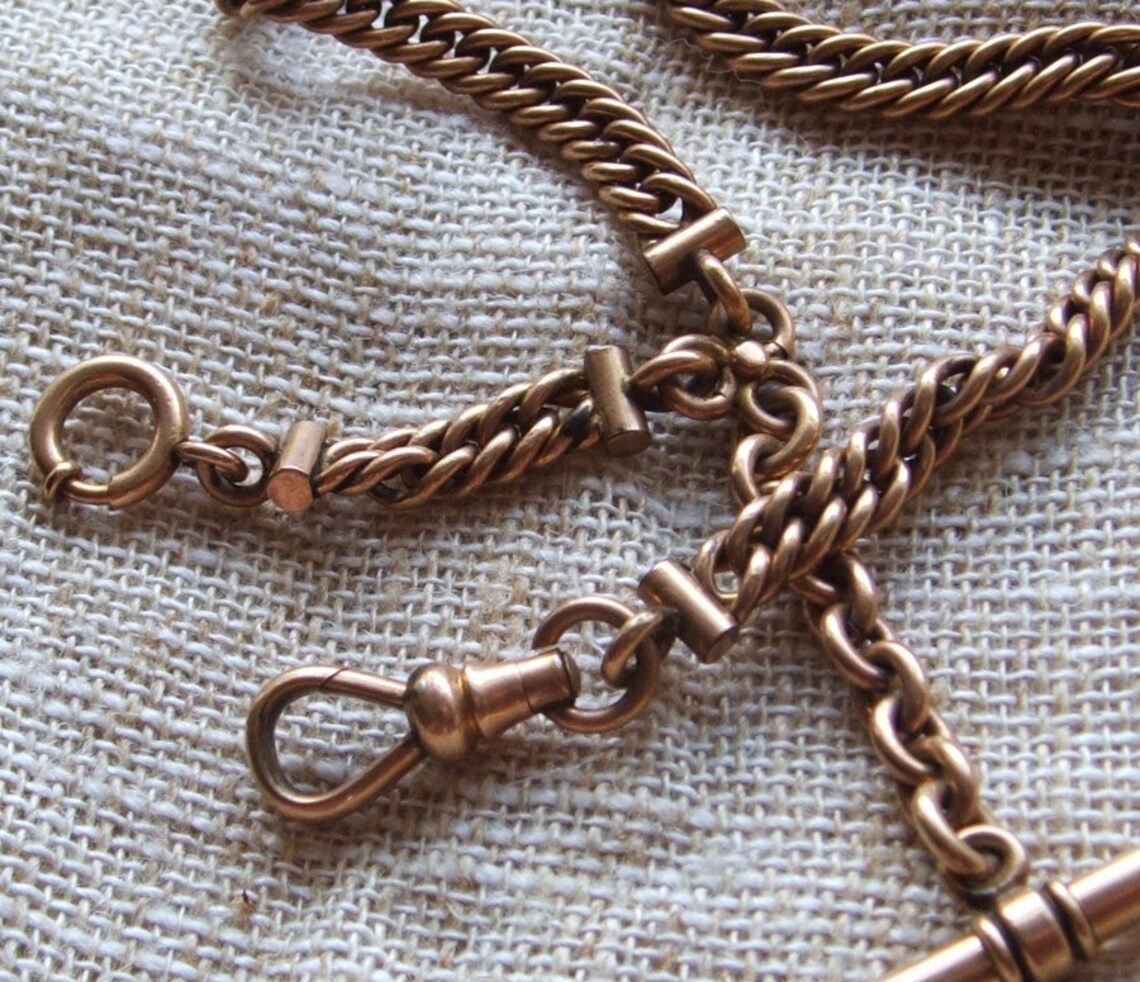 1880s Antique Simmons Watch Fob Chain Etsy