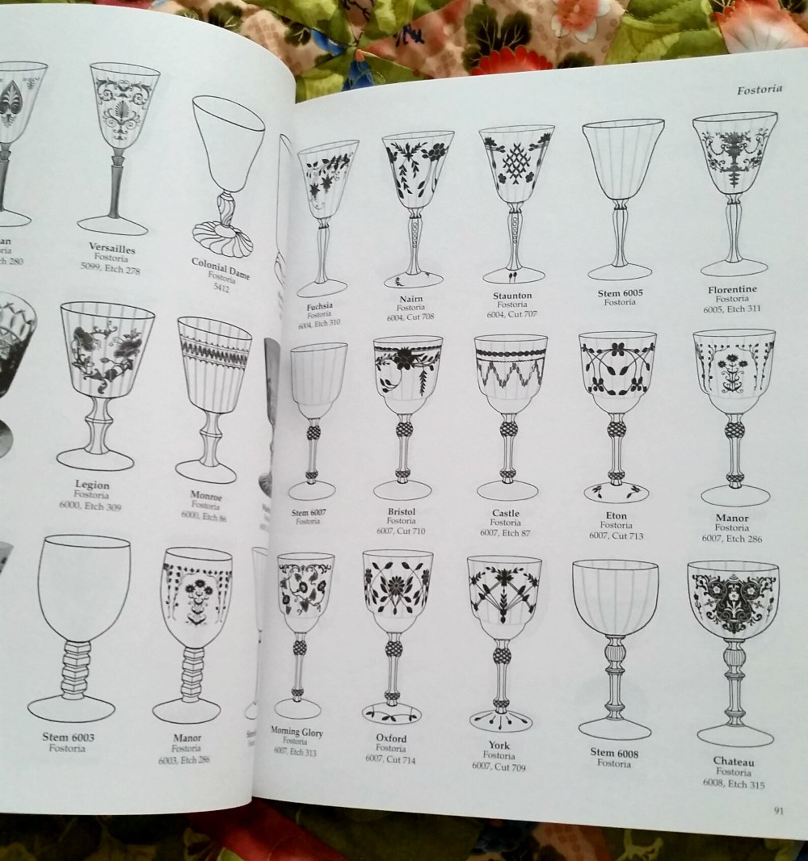 Book Crystal Stemware Identification Guide Page & Frederiksen Etsy