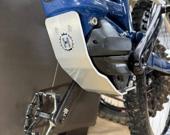 Husqvarna E-MTB aluminium motor bash plate suits MC2, MC3,HC1,HC2, HC3, HC4, HC5, LC2 and LC3