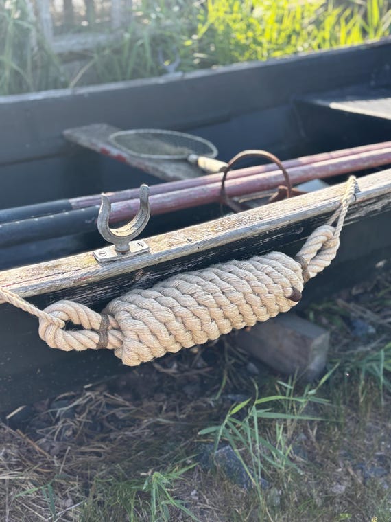 Premium Hemp Rope Fender Horizontal