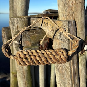 Medium Manila Rope Fender Horizontal