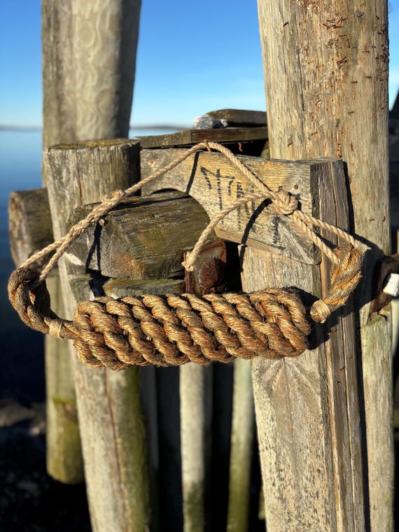 Medium Manila Rope Fender Horizontal