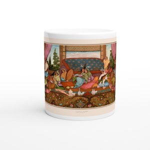 11oz Ceramic Mug. Persian miniature painting