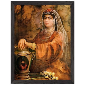 Premium Wooden Framed Poster With Premium Matte Paper. Persian Art