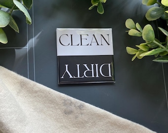 Dishwasher Magnet Clean and Dirty, Dishwasher Magnet, Kitchen Magnet, Dishwasher Sign