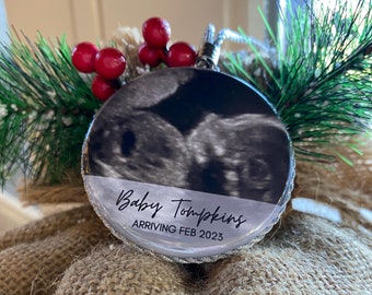 Baby Announcement Ornament Ultrasound Ornament