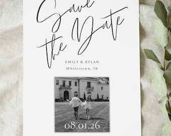 Save the Date Magnet Photo for Wedding Invitations Custom Personalized Save our Date Wedding Magnets