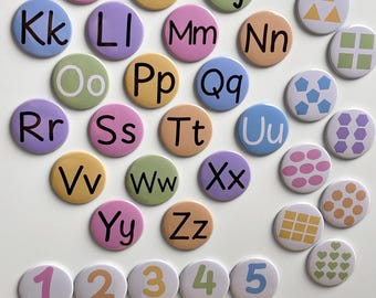 Alphabet magnets ABC magnets Learning magnets Letter magnets Counting magnets Shape magnets