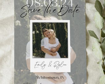 Save the Date Magnet Photo for Wedding Invitations Custom Personalized Save our Date Wedding Magnets