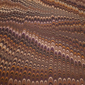 Marbled paper, bookbinding paper, decor paper, scrapbooking paper, marble design, hand-painted paper 05.03.11