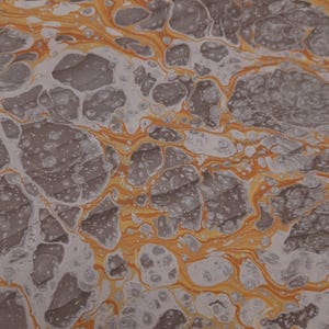 Marbled paper, bookbinding paper, decor paper, scrapbooking paper, marble design, hand-painted paper 25.02.04