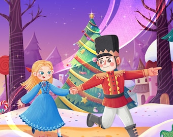 Ilustración personalizada y original para libros infantiles / Servicio de arte profesional / Comisión de arte digital en acuarela lista para KDP