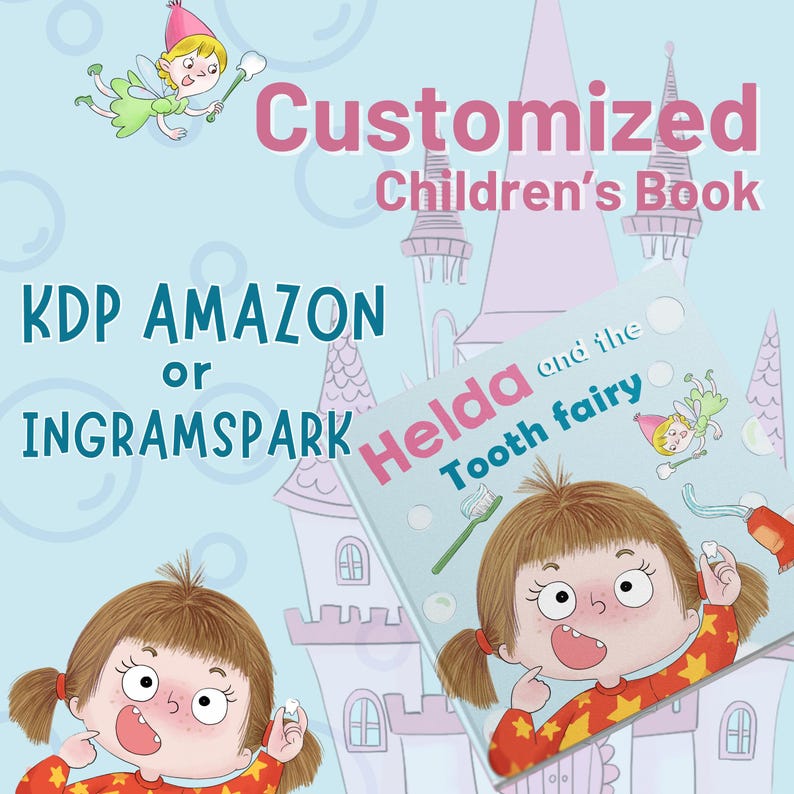 Children's Book Illustration: Custom Cover Design (Digital Item) image 2