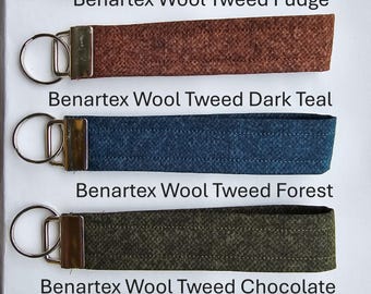 Fabric Wristlet Keychains/Key Fobs
