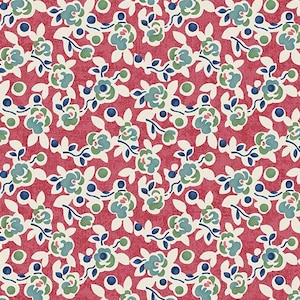 Wander Lane I - Posies - Salmon 13603-26 by Nancy Halvorsen for Benartex Fabrics